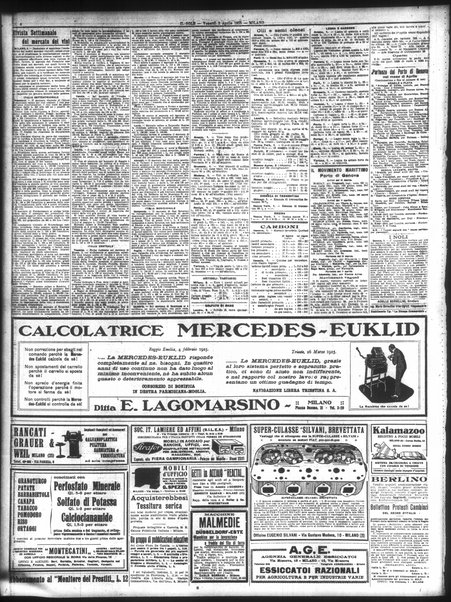 Il sole : giornale commerciale, agricolo, industriale... : organo ufficiale della Camera di commercio e industria di Milano ...