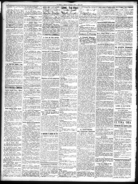 Il sole : giornale commerciale, agricolo, industriale... : organo ufficiale della Camera di commercio e industria di Milano ...