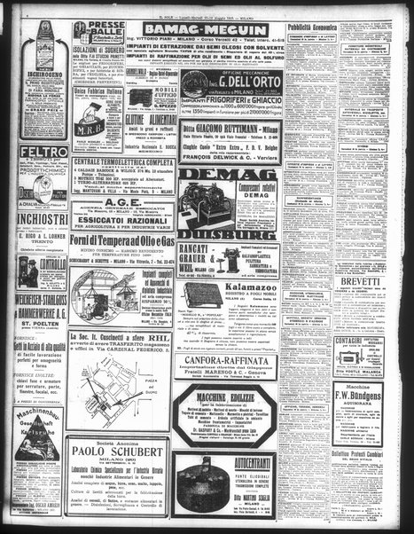 Il sole : giornale commerciale, agricolo, industriale... : organo ufficiale della Camera di commercio e industria di Milano ...