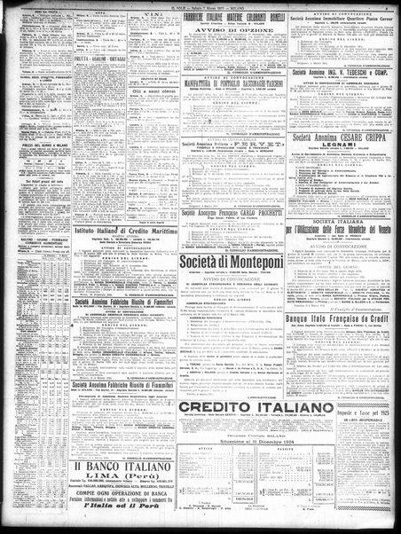 Il sole : giornale commerciale, agricolo, industriale... : organo ufficiale della Camera di commercio e industria di Milano ...