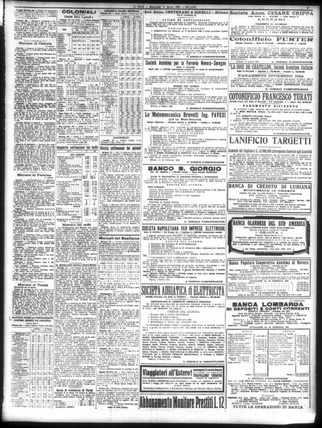 Il sole : giornale commerciale, agricolo, industriale... : organo ufficiale della Camera di commercio e industria di Milano ...