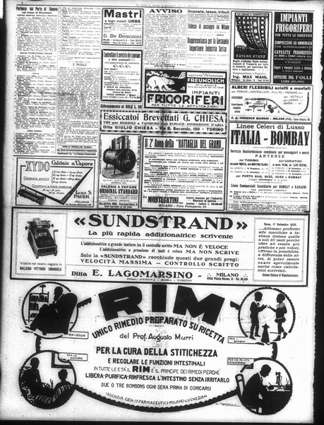 Il sole : giornale commerciale, agricolo, industriale... : organo ufficiale della Camera di commercio e industria di Milano ...