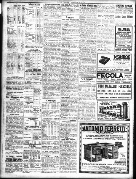 Il sole : giornale commerciale, agricolo, industriale... : organo ufficiale della Camera di commercio e industria di Milano ...