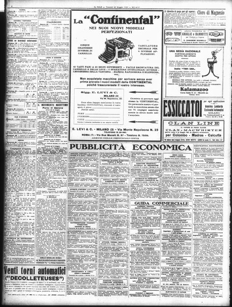 Il sole : giornale commerciale, agricolo, industriale... : organo ufficiale della Camera di commercio e industria di Milano ...