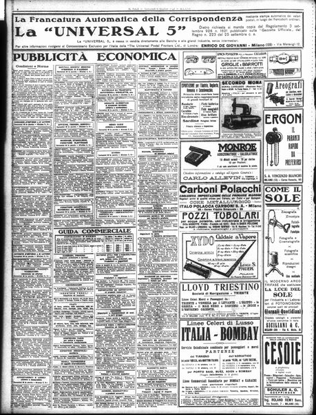 Il sole : giornale commerciale, agricolo, industriale... : organo ufficiale della Camera di commercio e industria di Milano ...