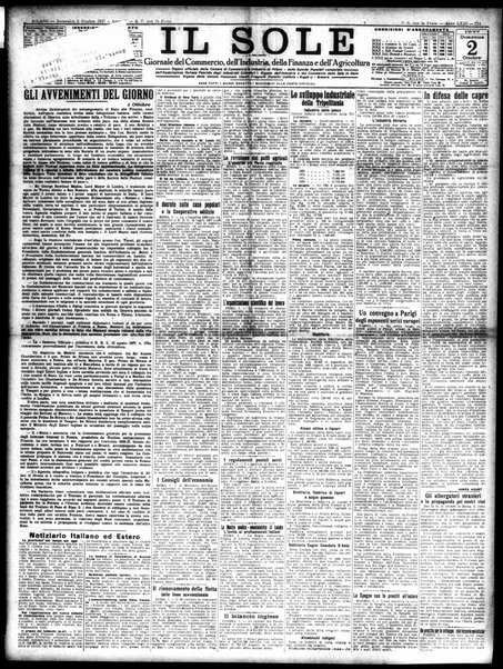 Il sole : giornale commerciale, agricolo, industriale... : organo ufficiale della Camera di commercio e industria di Milano ...