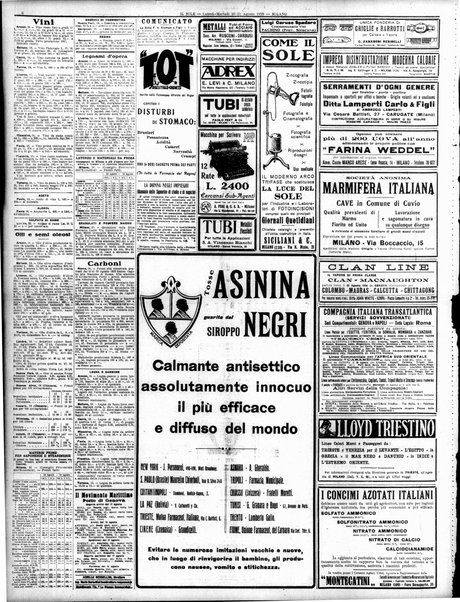 Il sole : giornale commerciale, agricolo, industriale... : organo ufficiale della Camera di commercio e industria di Milano ...