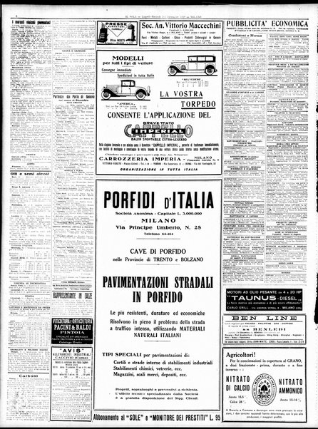 Il sole : giornale commerciale, agricolo, industriale... : organo ufficiale della Camera di commercio e industria di Milano ...