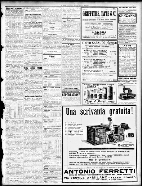 Il sole : giornale commerciale, agricolo, industriale... : organo ufficiale della Camera di commercio e industria di Milano ...