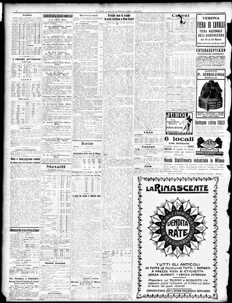 Il sole : giornale commerciale, agricolo, industriale... : organo ufficiale della Camera di commercio e industria di Milano ...