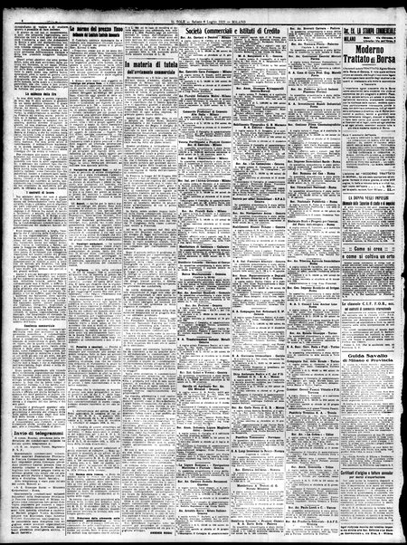 Il sole : giornale commerciale, agricolo, industriale... : organo ufficiale della Camera di commercio e industria di Milano ...