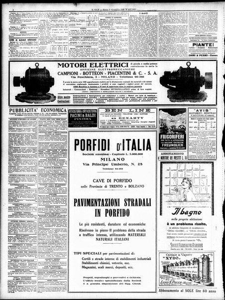 Il sole : giornale commerciale, agricolo, industriale... : organo ufficiale della Camera di commercio e industria di Milano ...