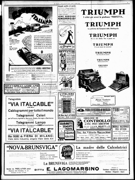 Il sole : giornale commerciale, agricolo, industriale... : organo ufficiale della Camera di commercio e industria di Milano ...