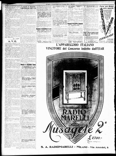 Il sole : giornale commerciale, agricolo, industriale... : organo ufficiale della Camera di commercio e industria di Milano ...