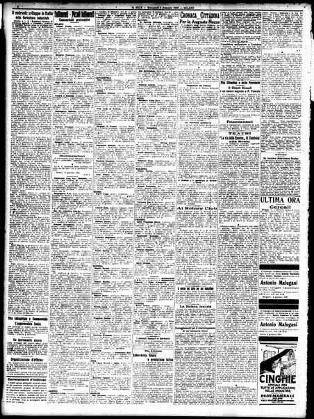 Il sole : giornale commerciale, agricolo, industriale... : organo ufficiale della Camera di commercio e industria di Milano ...