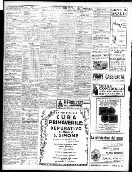 Il sole : giornale commerciale, agricolo, industriale... : organo ufficiale della Camera di commercio e industria di Milano ...