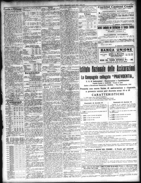 Il sole : giornale commerciale, agricolo, industriale... : organo ufficiale della Camera di commercio e industria di Milano ...