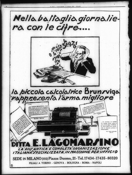 Il sole : giornale commerciale, agricolo, industriale... : organo ufficiale della Camera di commercio e industria di Milano ...