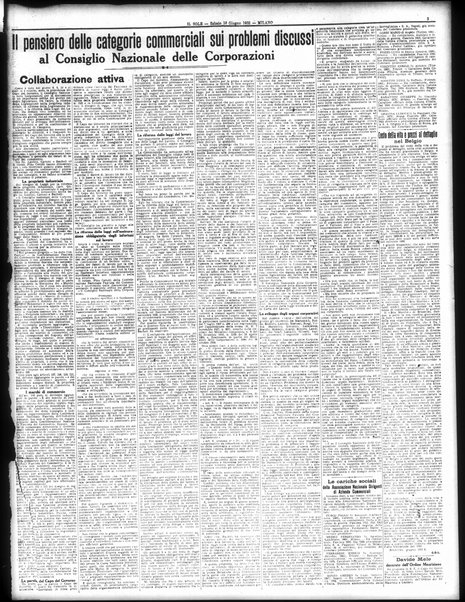 Il sole : giornale commerciale, agricolo, industriale... : organo ufficiale della Camera di commercio e industria di Milano ...
