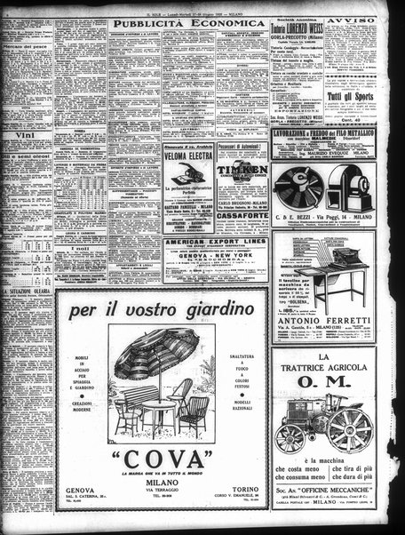 Il sole : giornale commerciale, agricolo, industriale... : organo ufficiale della Camera di commercio e industria di Milano ...