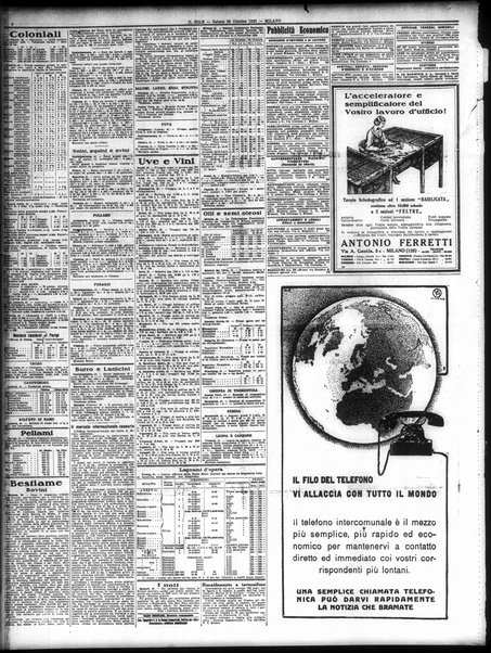 Il sole : giornale commerciale, agricolo, industriale... : organo ufficiale della Camera di commercio e industria di Milano ...