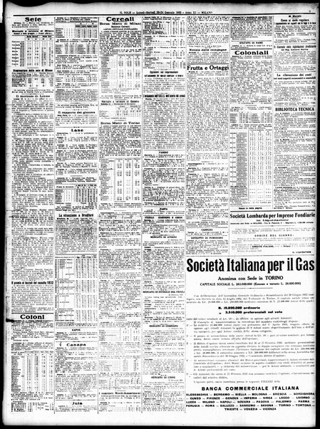 Il sole : giornale commerciale, agricolo, industriale... : organo ufficiale della Camera di commercio e industria di Milano ...