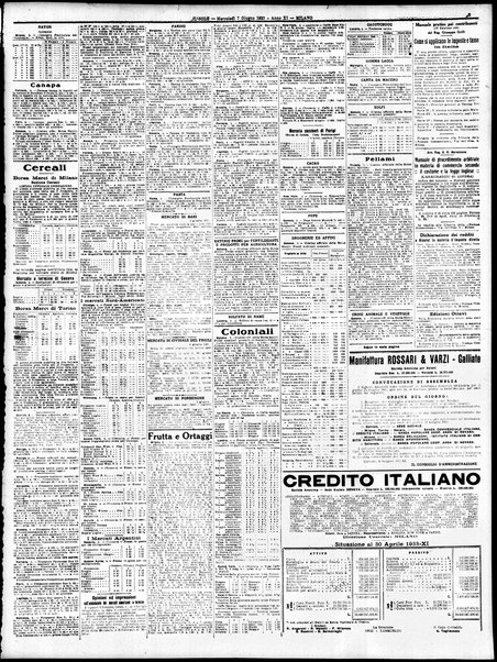 Il sole : giornale commerciale, agricolo, industriale... : organo ufficiale della Camera di commercio e industria di Milano ...