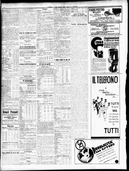 Il sole : giornale commerciale, agricolo, industriale... : organo ufficiale della Camera di commercio e industria di Milano ...