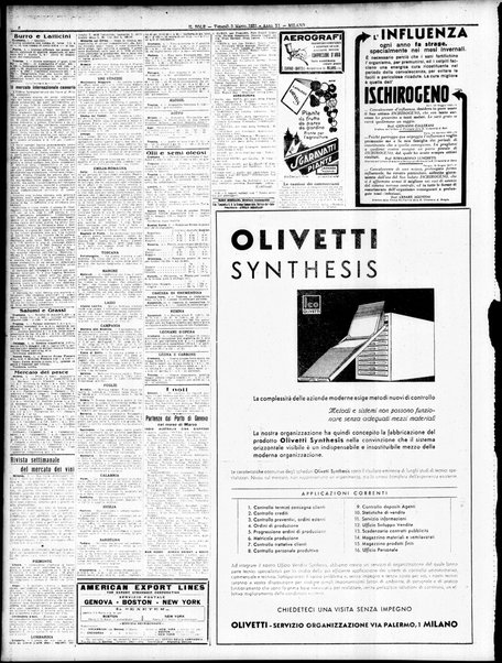 Il sole : giornale commerciale, agricolo, industriale... : organo ufficiale della Camera di commercio e industria di Milano ...