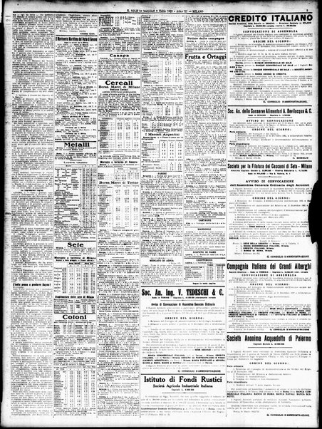 Il sole : giornale commerciale, agricolo, industriale... : organo ufficiale della Camera di commercio e industria di Milano ...