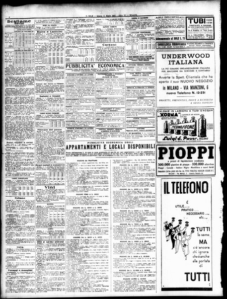 Il sole : giornale commerciale, agricolo, industriale... : organo ufficiale della Camera di commercio e industria di Milano ...