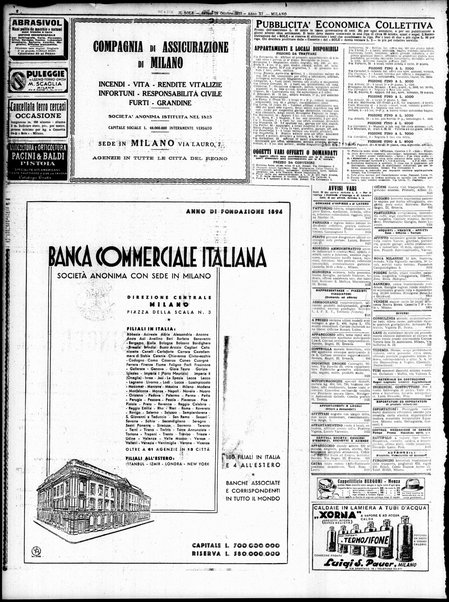 Il sole : giornale commerciale, agricolo, industriale... : organo ufficiale della Camera di commercio e industria di Milano ...