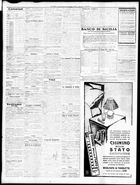 Il sole : giornale commerciale, agricolo, industriale... : organo ufficiale della Camera di commercio e industria di Milano ...