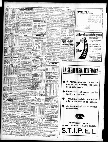 Il sole : giornale commerciale, agricolo, industriale... : organo ufficiale della Camera di commercio e industria di Milano ...