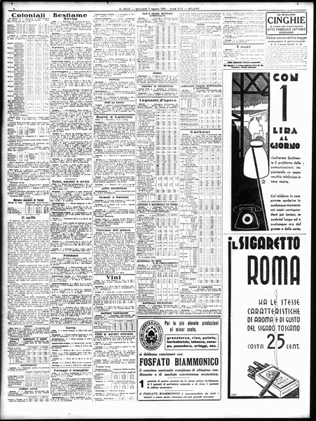 Il sole : giornale commerciale, agricolo, industriale... : organo ufficiale della Camera di commercio e industria di Milano ...