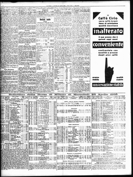 Il sole : giornale commerciale, agricolo, industriale... : organo ufficiale della Camera di commercio e industria di Milano ...