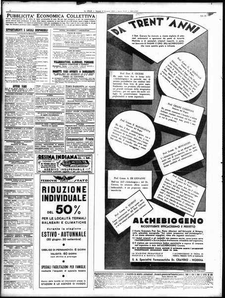 Il sole : giornale commerciale, agricolo, industriale... : organo ufficiale della Camera di commercio e industria di Milano ...