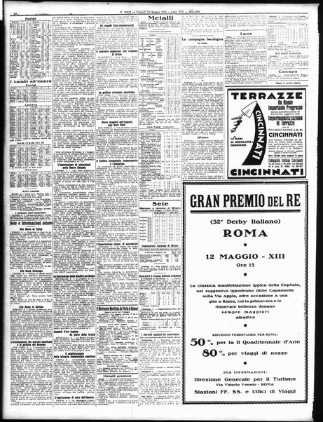 Il sole : giornale commerciale, agricolo, industriale... : organo ufficiale della Camera di commercio e industria di Milano ...