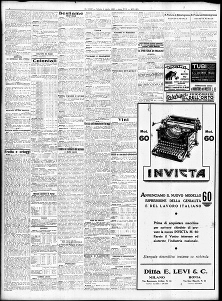 Il sole : giornale commerciale, agricolo, industriale... : organo ufficiale della Camera di commercio e industria di Milano ...