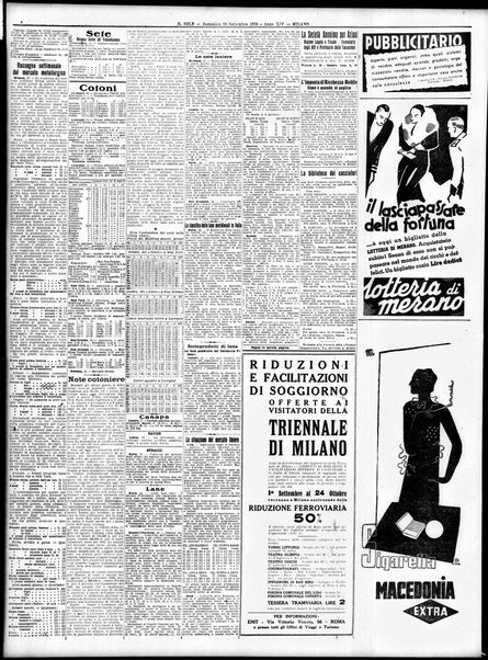 Il sole : giornale commerciale, agricolo, industriale... : organo ufficiale della Camera di commercio e industria di Milano ...