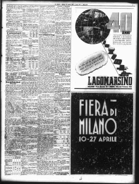 Il sole : giornale commerciale, agricolo, industriale... : organo ufficiale della Camera di commercio e industria di Milano ...