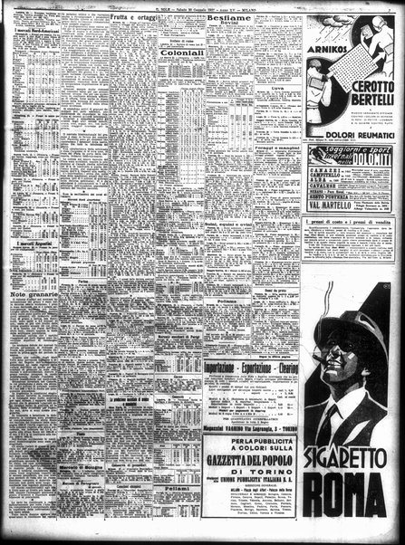 Il sole : giornale commerciale, agricolo, industriale... : organo ufficiale della Camera di commercio e industria di Milano ...