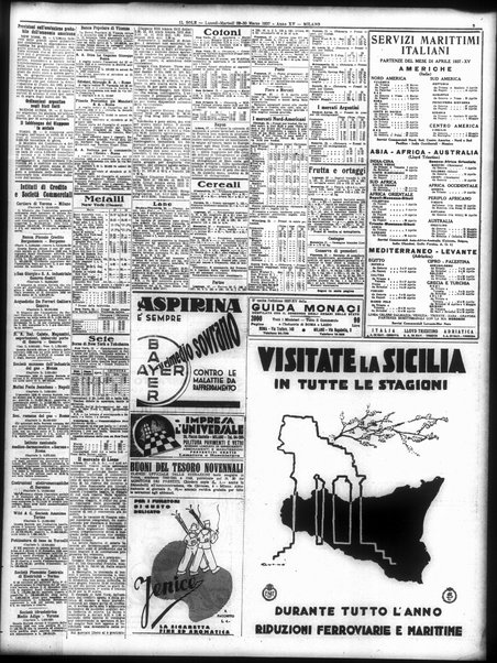 Il sole : giornale commerciale, agricolo, industriale... : organo ufficiale della Camera di commercio e industria di Milano ...