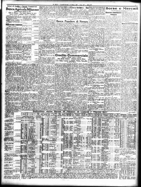 Il sole : giornale commerciale, agricolo, industriale... : organo ufficiale della Camera di commercio e industria di Milano ...