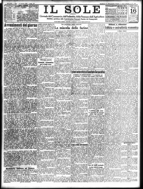 Il sole : giornale commerciale, agricolo, industriale... : organo ufficiale della Camera di commercio e industria di Milano ...