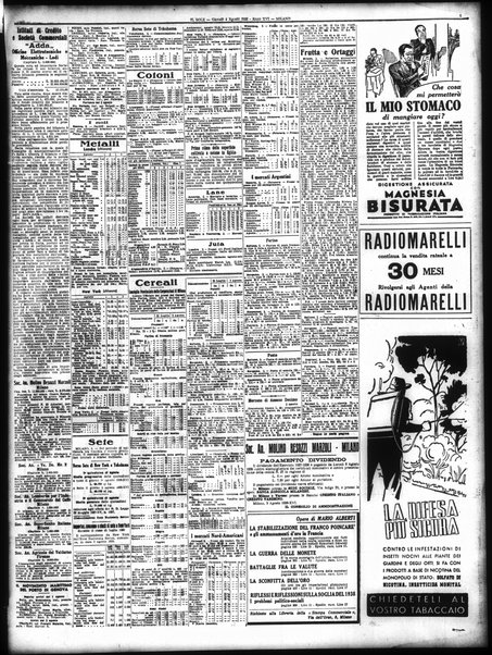 Il sole : giornale commerciale, agricolo, industriale... : organo ufficiale della Camera di commercio e industria di Milano ...