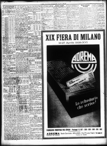 Il sole : giornale commerciale, agricolo, industriale... : organo ufficiale della Camera di commercio e industria di Milano ...