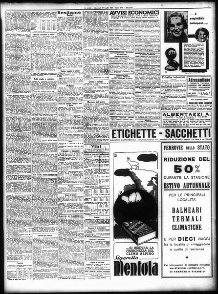 Il sole : giornale commerciale, agricolo, industriale... : organo ufficiale della Camera di commercio e industria di Milano ...