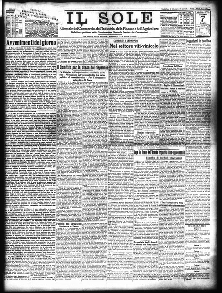 Il sole : giornale commerciale, agricolo, industriale... : organo ufficiale della Camera di commercio e industria di Milano ...