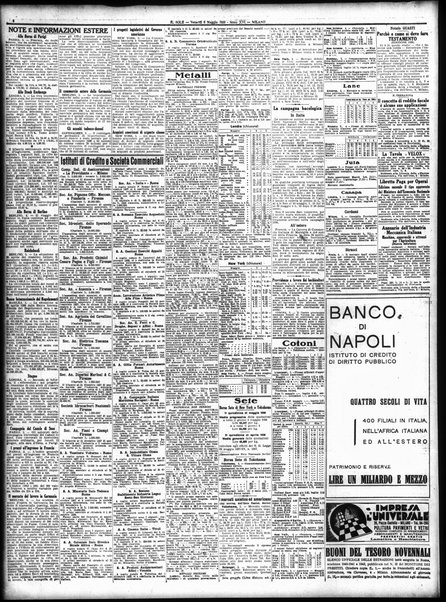 Il sole : giornale commerciale, agricolo, industriale... : organo ufficiale della Camera di commercio e industria di Milano ...